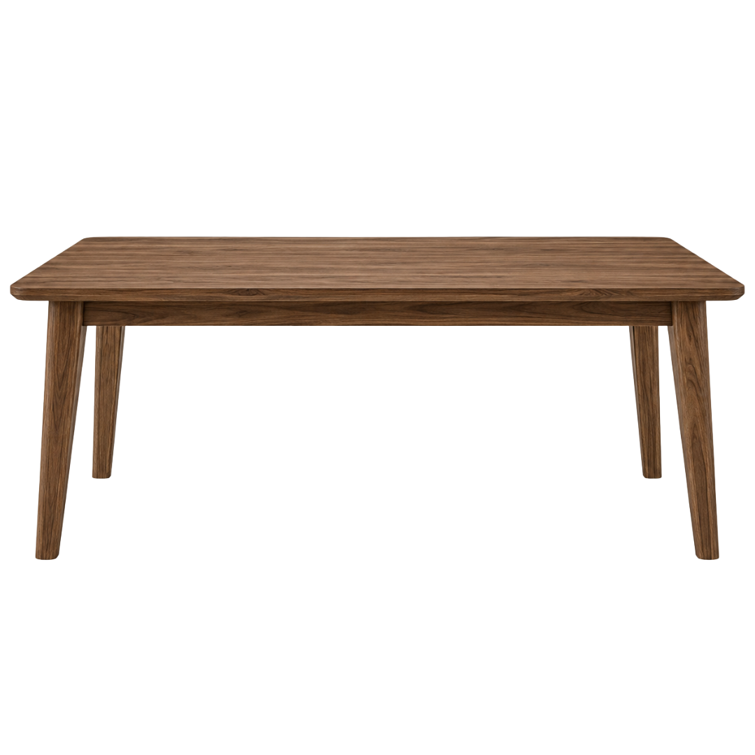 Zagu Large Walnut Oak Dining Table